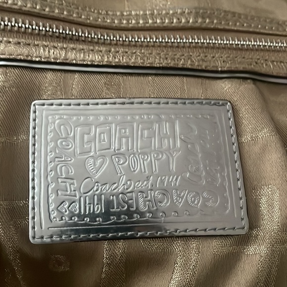 Gently used Coach bag in color gold - Picture 2 of 13